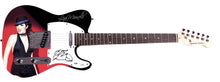 Load image into Gallery viewer, Liza Minelli Signed Custom Graphics Guitar ACOA PSA
