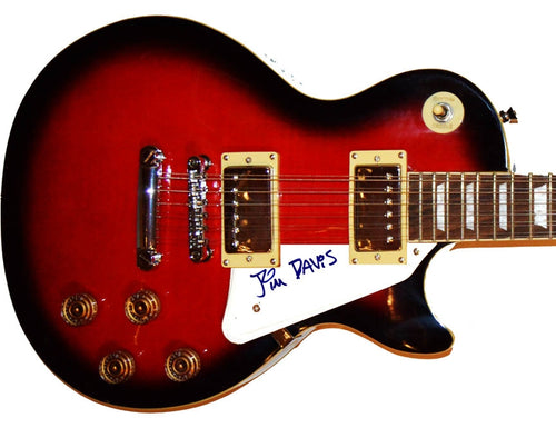 Jim Davis Garfield Autographed Signed LP 12 Guitar Uacc Rd 