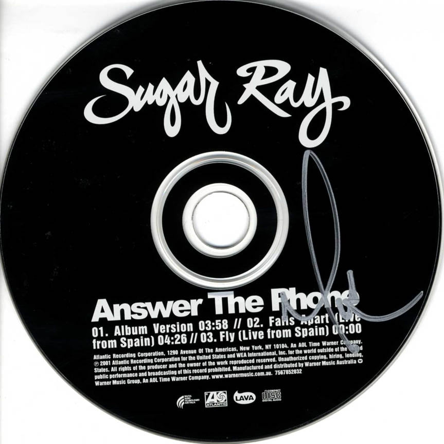 Sugar Ray Mark McGrath Autographed Answer The Phone CD