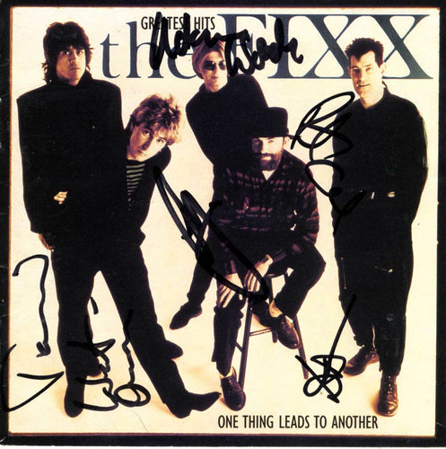 The Fixx Autographed X5 Signed Greatest Hits CD Cover