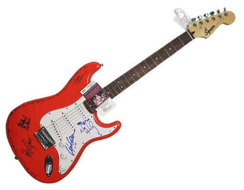 Heart Autographed Fender Guitar w Crazy On You Lyrics Exact Proof