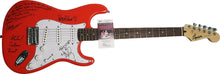 Load image into Gallery viewer, Heart Autographed Fender Guitar w Barracuda Lyrics Exact Proof JSA
