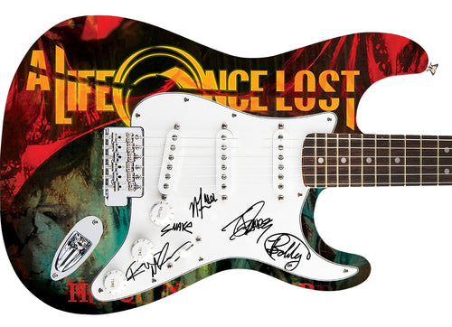A Life Once Lost Autographed Signed 1/1 Custom Graphics Photo Guitar