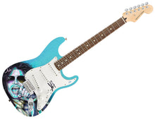 Load image into Gallery viewer, Aerosmith Signed Steven Tyler Photo Graphics Guitar ACOA
