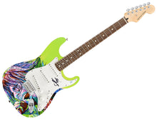 Load image into Gallery viewer, Aerosmith Signed Steven Tyler Photo Graphics Guitar ACOA
