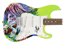 Load image into Gallery viewer, Aerosmith Autographed Steven Tyler Photo Graphics Guitar
