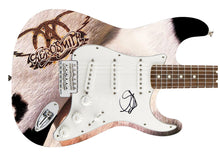 Load image into Gallery viewer, Aerosmith Autographed Steven Tyler Photo Graphics Guitar
