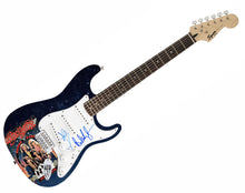 Load image into Gallery viewer, Aerosmith Signed Fender Custom Graphics Greatest Hits Album Photo Guitar
