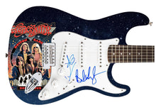 Load image into Gallery viewer, Aerosmith Autographed Fender Custom Graphics Greatest Hits Album Photo Guitar
