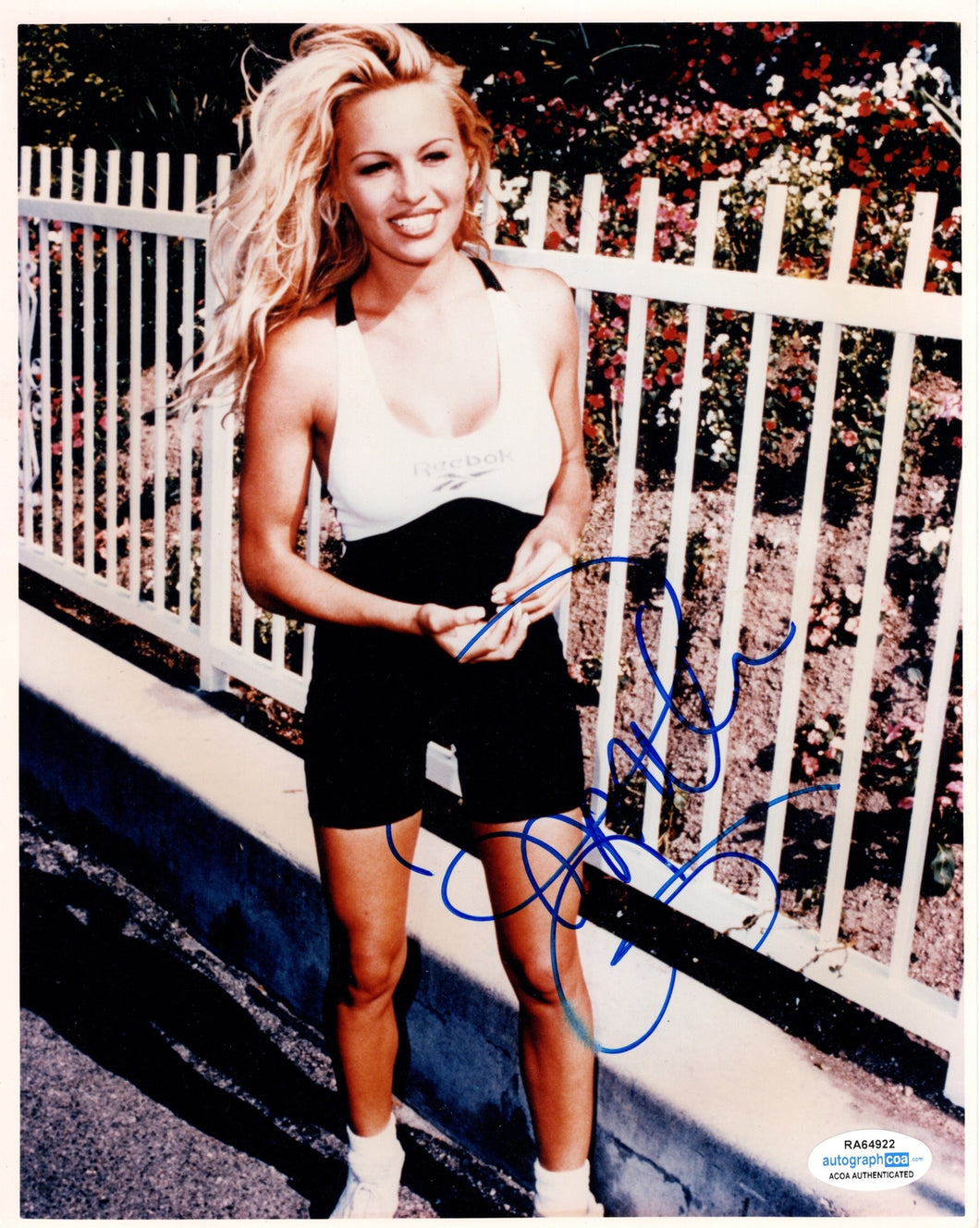 Pamela Anderson Autographed Signed 8x10 Photo Young Full Sig