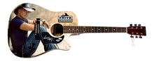 Load image into Gallery viewer, Keith Anderson Autographed 1/1 Custom Graphics Photo Guitar ACOA PSA
