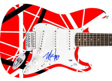 Load image into Gallery viewer, Van Halen Michael Anthony Signed 1/1 Custom Graphics Photo Guitar
