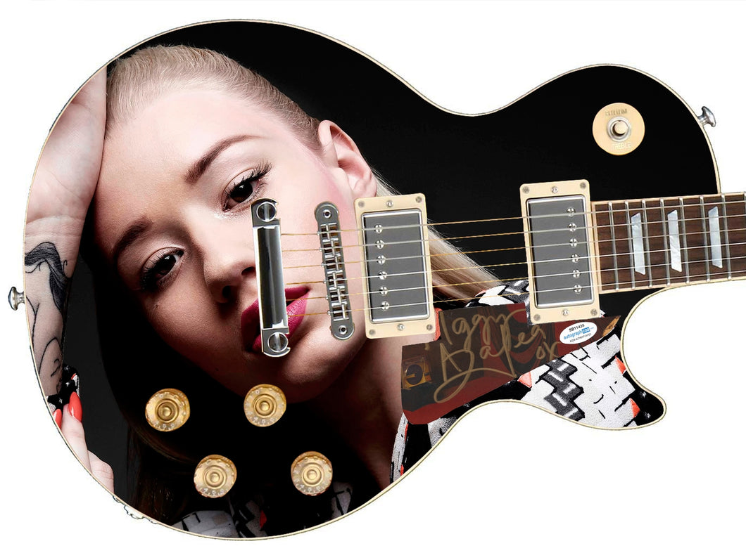 Iggy Azalea Autographed Signed Custom Photo Graphics Guitar