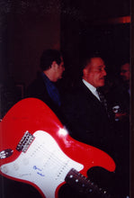 Load image into Gallery viewer, The Beach Boys Signed Fender Guitar w Surfin USA Lyrics Exact Proof BAS Witness
