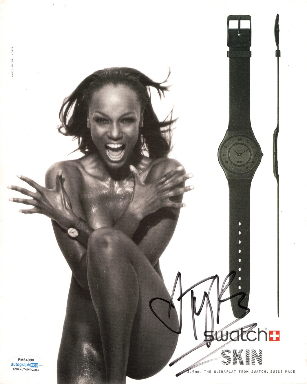 Tyra Banks Autographed Signed 8x10 Photo Hot Sexy