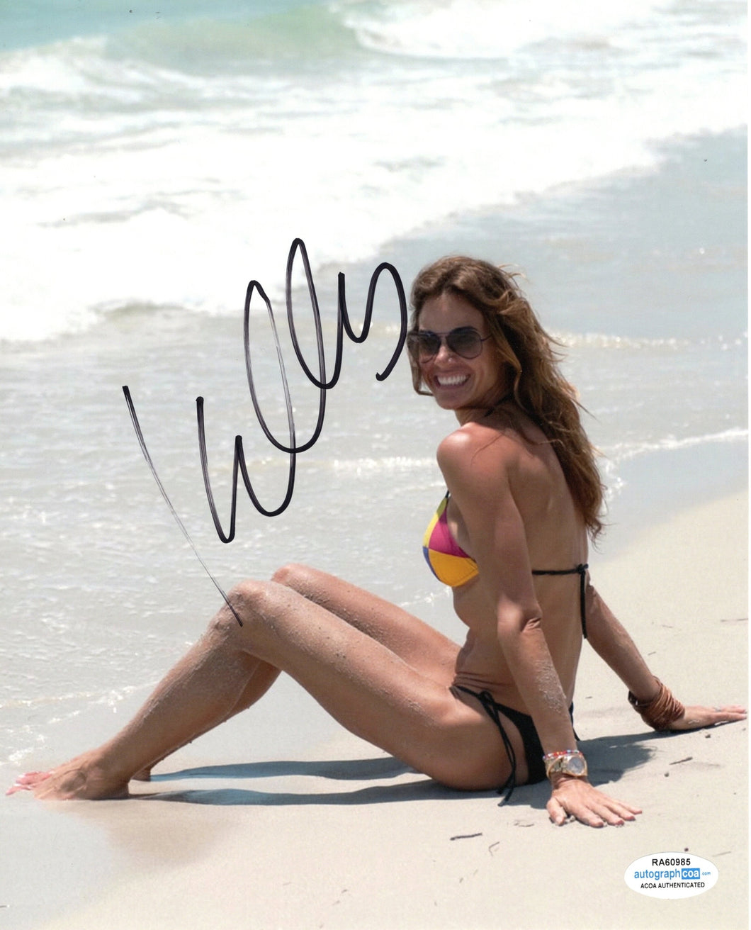 REAL HOUSEWIVES Kelly Bensimon Autograph 8x10 Photo Hot Sexy