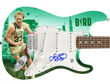 Load image into Gallery viewer, Larry Bird Autographed 1/1 Boston Celtics HOF Graphics Guitar Bird Holo
