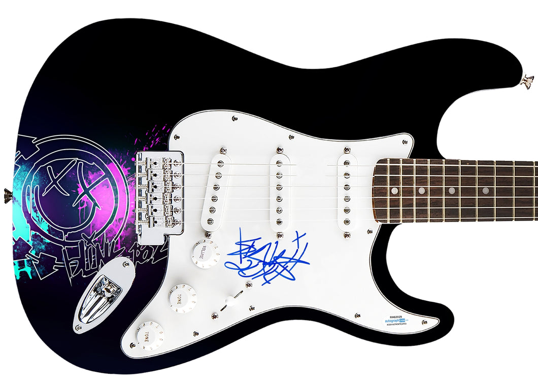 Blink 182 Travis Barker Autographed Signed Custom Graphics Guitar