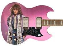 Load image into Gallery viewer, Jon Bon Jovi Autographed Signed 1/1 Custom Graphics Photo Guitar
