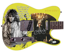 Load image into Gallery viewer, Jon Bon Jovi Autographed I’ll Be There For You Graphics Guitar
