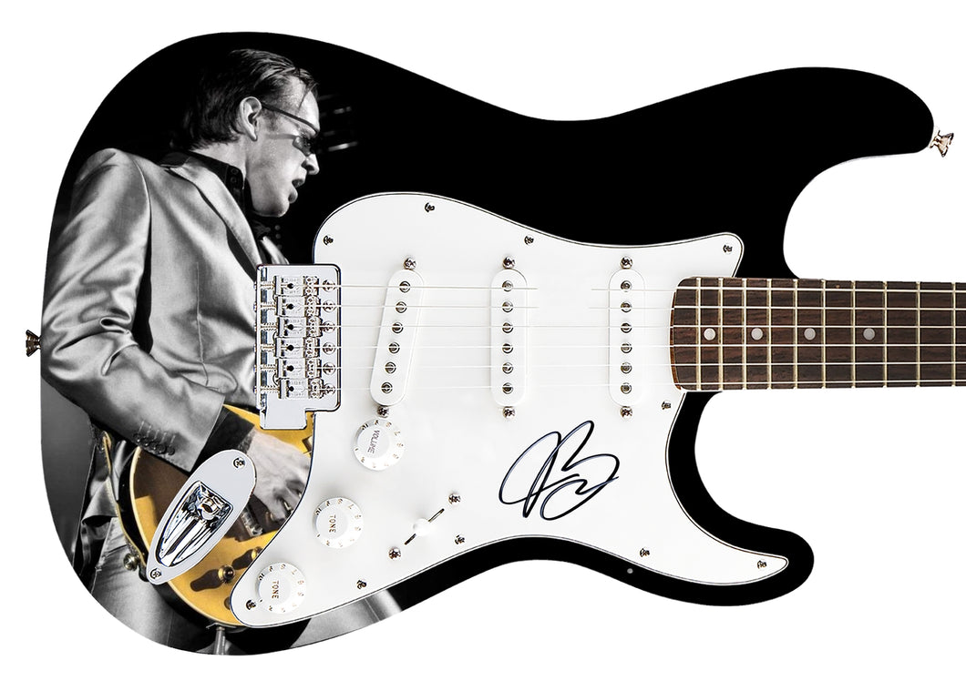 Joe Bonamassa Autographed Fender Custom 1/1 Graphics Photo Guitar