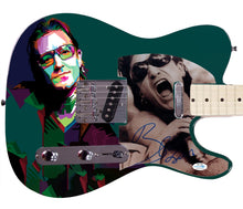 Load image into Gallery viewer, U2 Bono Autographed Signed 1/1 Custom Photo Graphics Guitar
