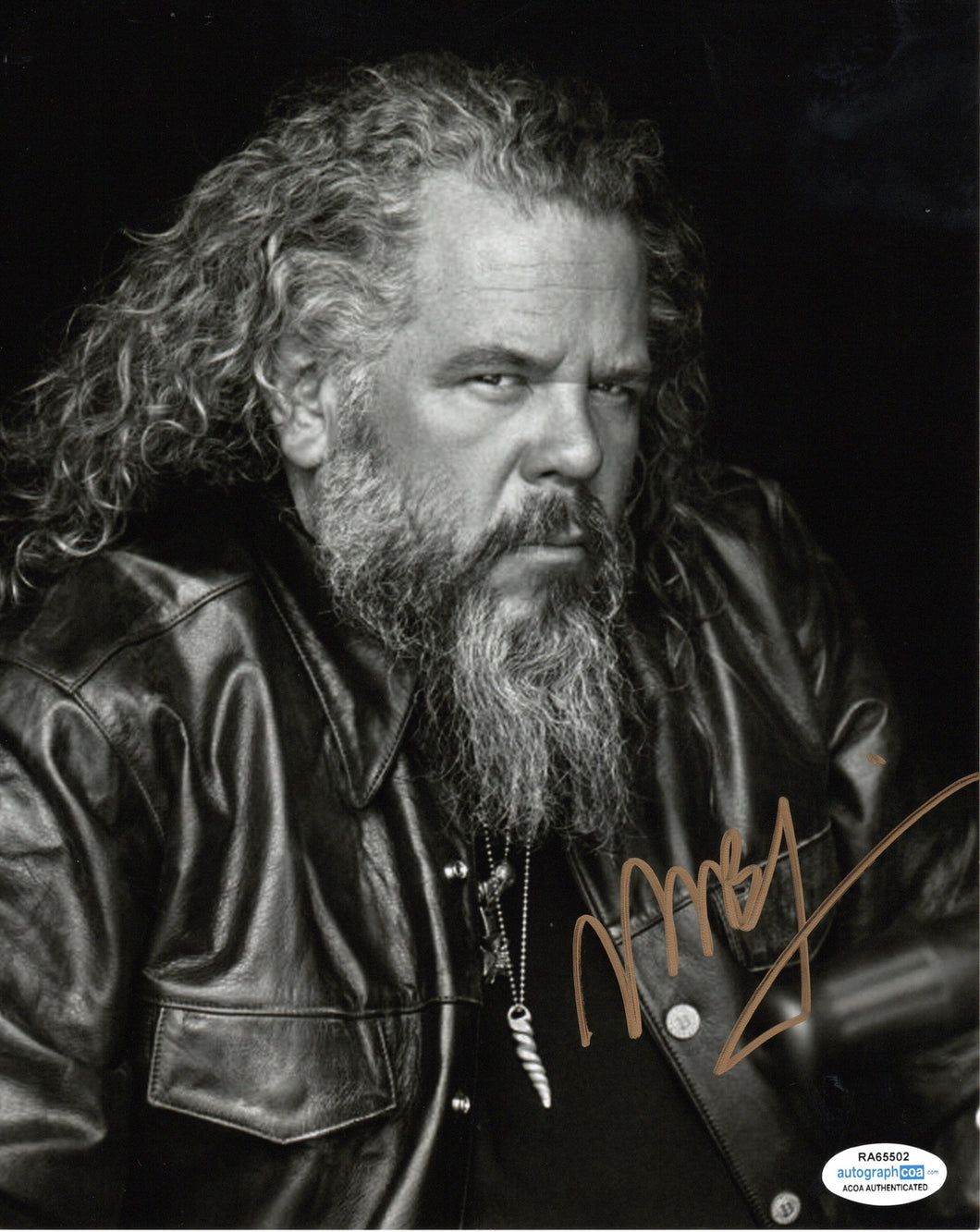 SONS OF ANARCHY Mark Boone Junior Autograph 8x10 Photo