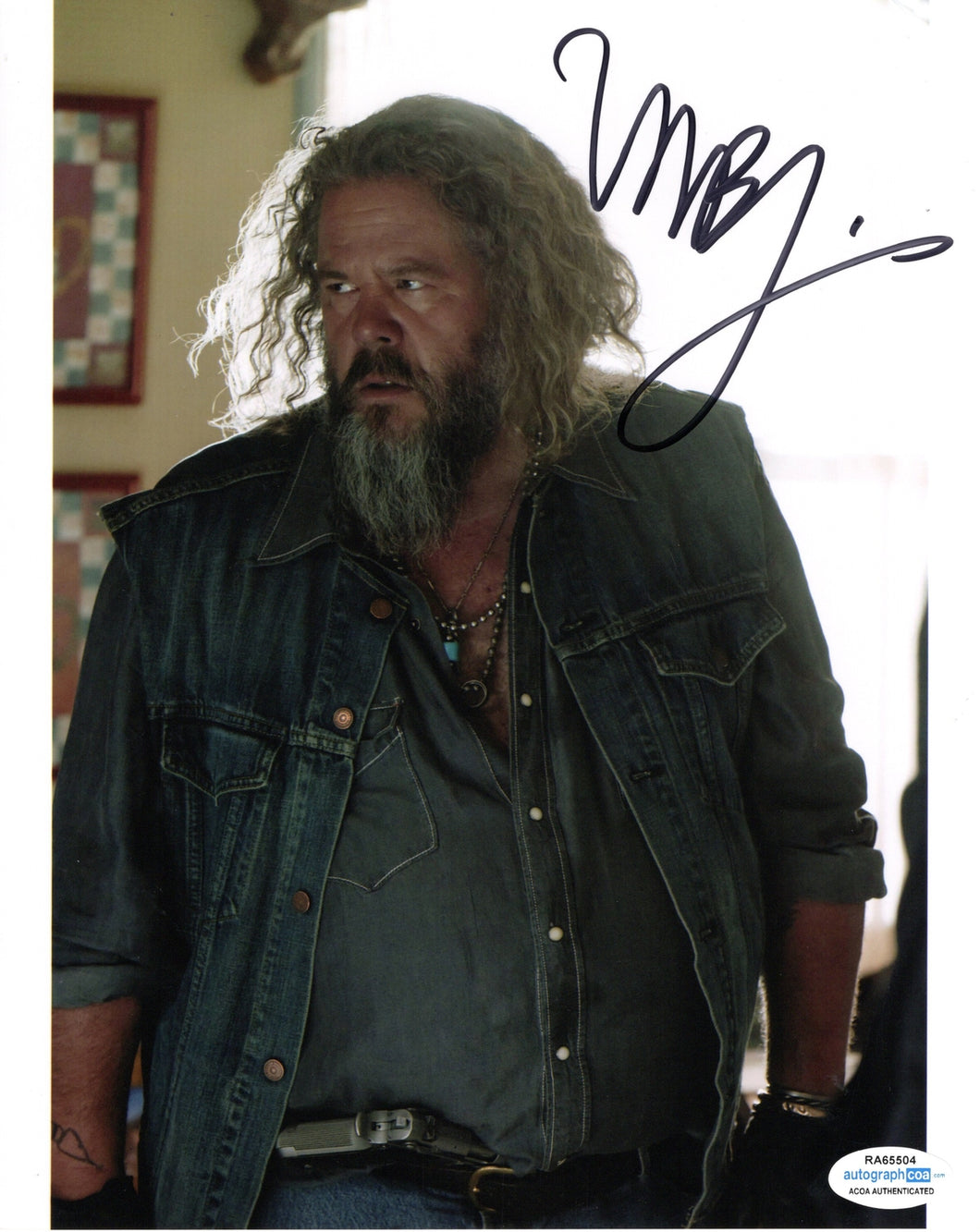 SONS OF ANARCHY Mark Boone Junior Autograph 8x10 Photo