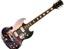 Load image into Gallery viewer, Luke Bryan Autographed &quot;Sunset Serenade&quot; Custom Graphics Guitar ACOA
