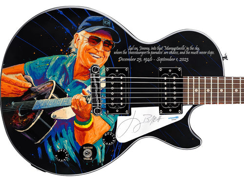 Jimmy Buffett Margaritaville Signed Custom Epiphone Commemorative Guitar