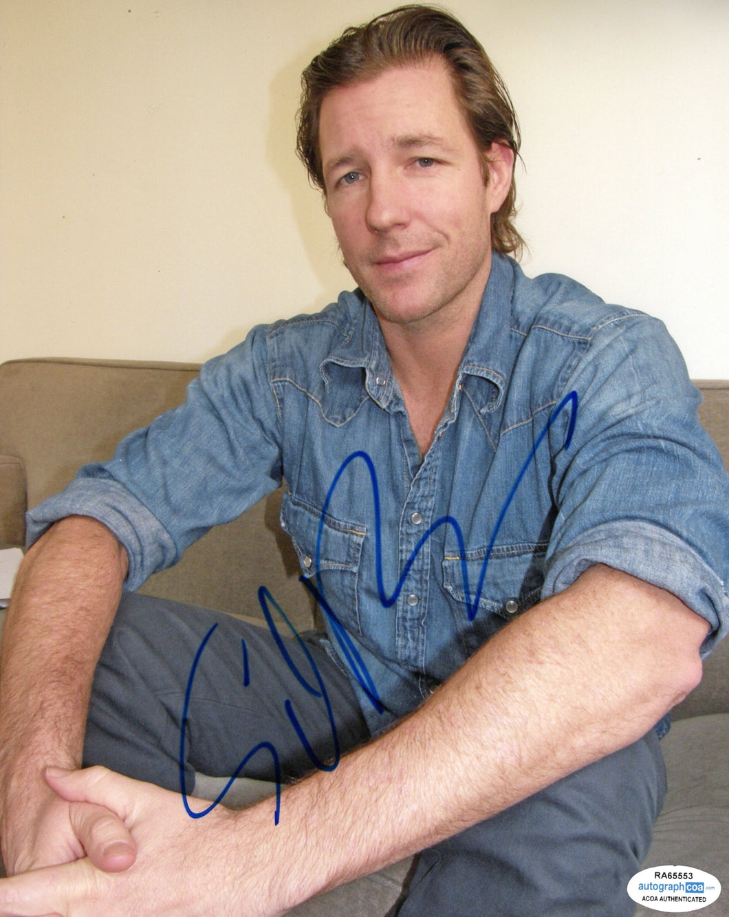 Ed Burns Autographed Signed 8x10 Photo