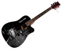 Load image into Gallery viewer, Tracy Byrd Signed 1/1 Custom Graphics Photo Guitar ACOA
