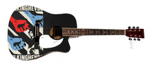 Load image into Gallery viewer, David Byrne of The Talking Heads Signed Custom Graphics 1/1 Guitar ACOA
