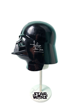Load image into Gallery viewer, Dave Prowse Autographed Star Wars Darth Vader Full Scale 1:1 Helmet Display BAS
