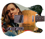 Belinda Carlisle The Go-Gos Autographed Custom Graphics Guitar