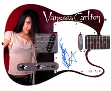 Load image into Gallery viewer, Vanessa Carlton Autographed Signed Photo Graphics Guitar

