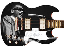 Load image into Gallery viewer, Ray Charles Autographed &quot;Soulful Serenade&quot; 1/1 Custom Graphics Guitar
