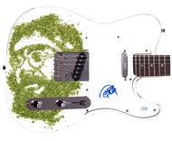 Cheech And Chong Tommy Autographed Weed 420 Pot Guitar
