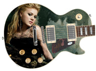 Kelly Clarkson Autographed Signed Custom Photo Graphics Guitar