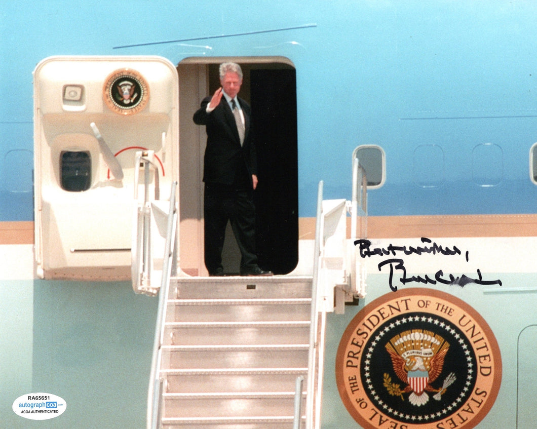 President Bill Clinton Autographed Signed 8x10 Photo