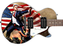 Load image into Gallery viewer, President Bill Clinton Autographed Epiphone 1/1 Custom Graphics Guitar

