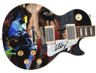 Alice Cooper Autographed 1/1 Custom Graphics Guitar