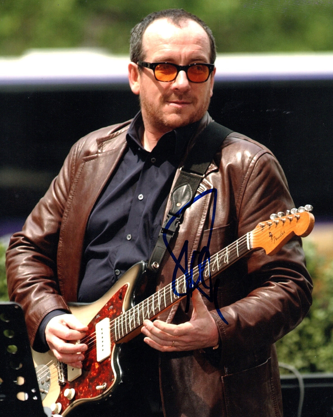Elvis Costello Autographed Signed 8x10 Photo