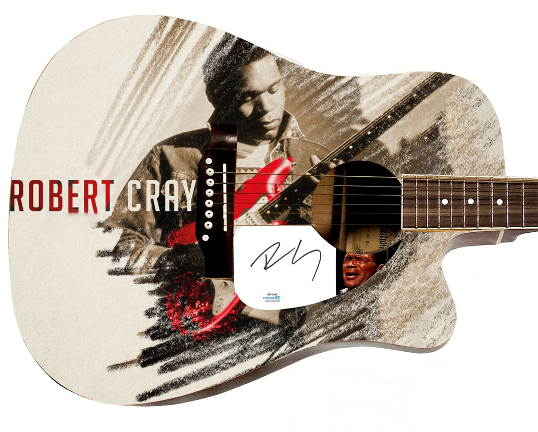 Robert Cray Autographed Custom Graphics Photo Guitar