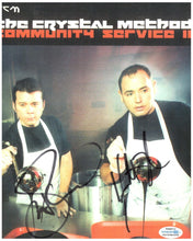 Load image into Gallery viewer, Crystal Method Autographed Signed 8x10 Photo
