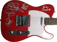 Load image into Gallery viewer, Def Leppard Autographed Red Sparkle Fender Telecaster Guitar
