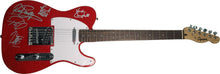 Load image into Gallery viewer, Def Leppard Autographed Red Sparkle Fender Telecaster Guitar
