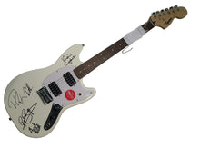 Load image into Gallery viewer, Def Leppard Autographed White Fender Mustang Guitar
