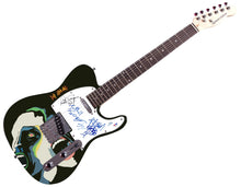 Load image into Gallery viewer, Def Leppard Autographed w Sketch Signed 1/1 Custom Photo Graphics Guitar ACOA
