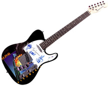 Load image into Gallery viewer, Def Leppard Autographed w Sketch Signed 1/1 Custom Photo Graphics Guitar ACOA
